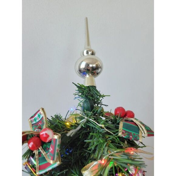 Holiday Creations 1993 Santa Claus tree animated elf kid Xmas present - Picture 9 of 16